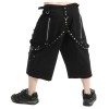 Men's Metal Short With Pyramids Gothic Men's Metal Summer Short